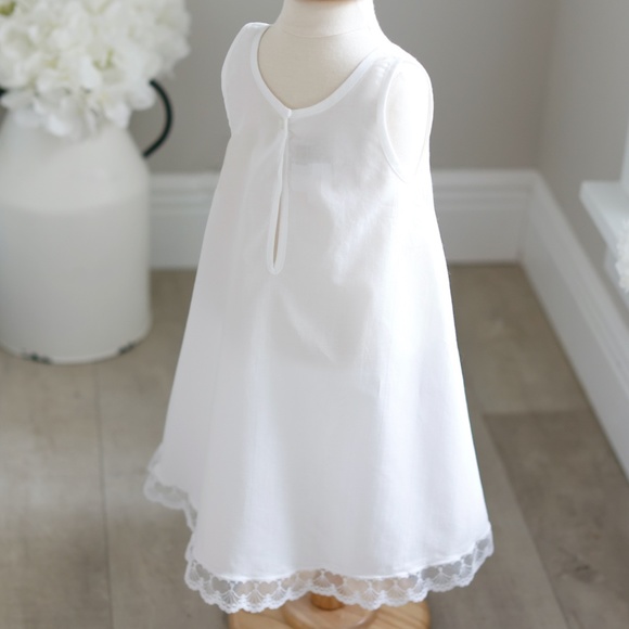 Strasburg Girl's/Infant White Slip With Lace Size 6 Months NWOT - Picture 2 of 3